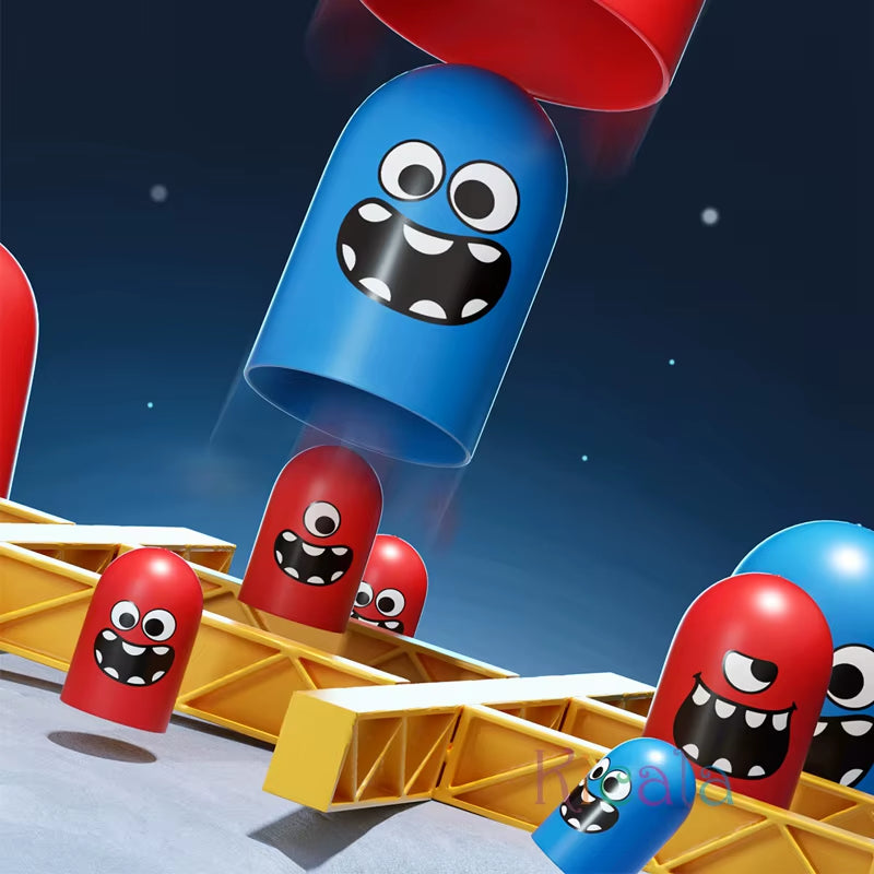 Tic Tac Toe Big Eat Small Gobble Board Game Parent-Child Interactive Educational Toys for Kids Christmas Gifts Family Games