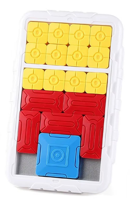 Cartoon Animal Slide Puzzle Games Kids Brain Teaser Puzzles Travel Toys Educational Smart Logic Board Game for Children Ages 2-6