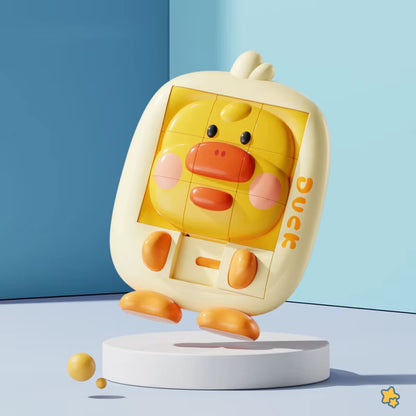 Cartoon Animal Slide Puzzle Games Kids Brain Teaser Puzzles Travel Toys Educational Smart Logic Board Game for Children Ages 2-6