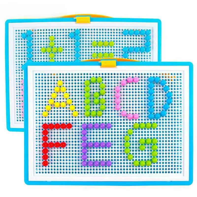 296Pcs 3D Puzzle Educational STEM Toys, Mushroom Grain Design Boxed Building Board Games for Kids Learning Activities​