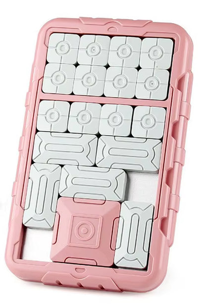 Cartoon Animal Slide Puzzle Games Kids Brain Teaser Puzzles Travel Toys Educational Smart Logic Board Game for Children Ages 2-6