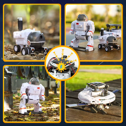 6In 1 Solar Robot Kits Educational Toys STEM Technology Learning Block Spaceship Robotics Scientific Toy for Kids Children Gifts