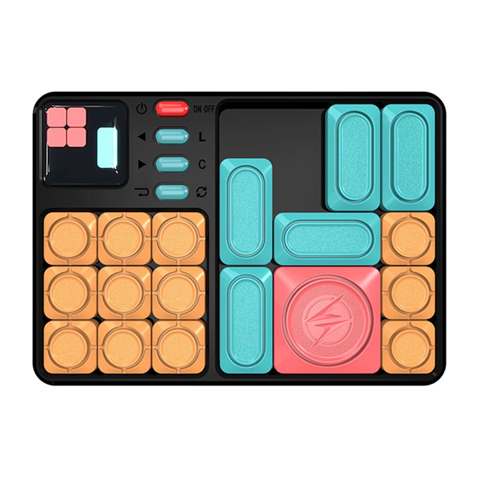 Electronic Slide Brain Games Brain Teaser Handheld Games Console Learning Puzzles Toys for Kids Intelligence IQ Training