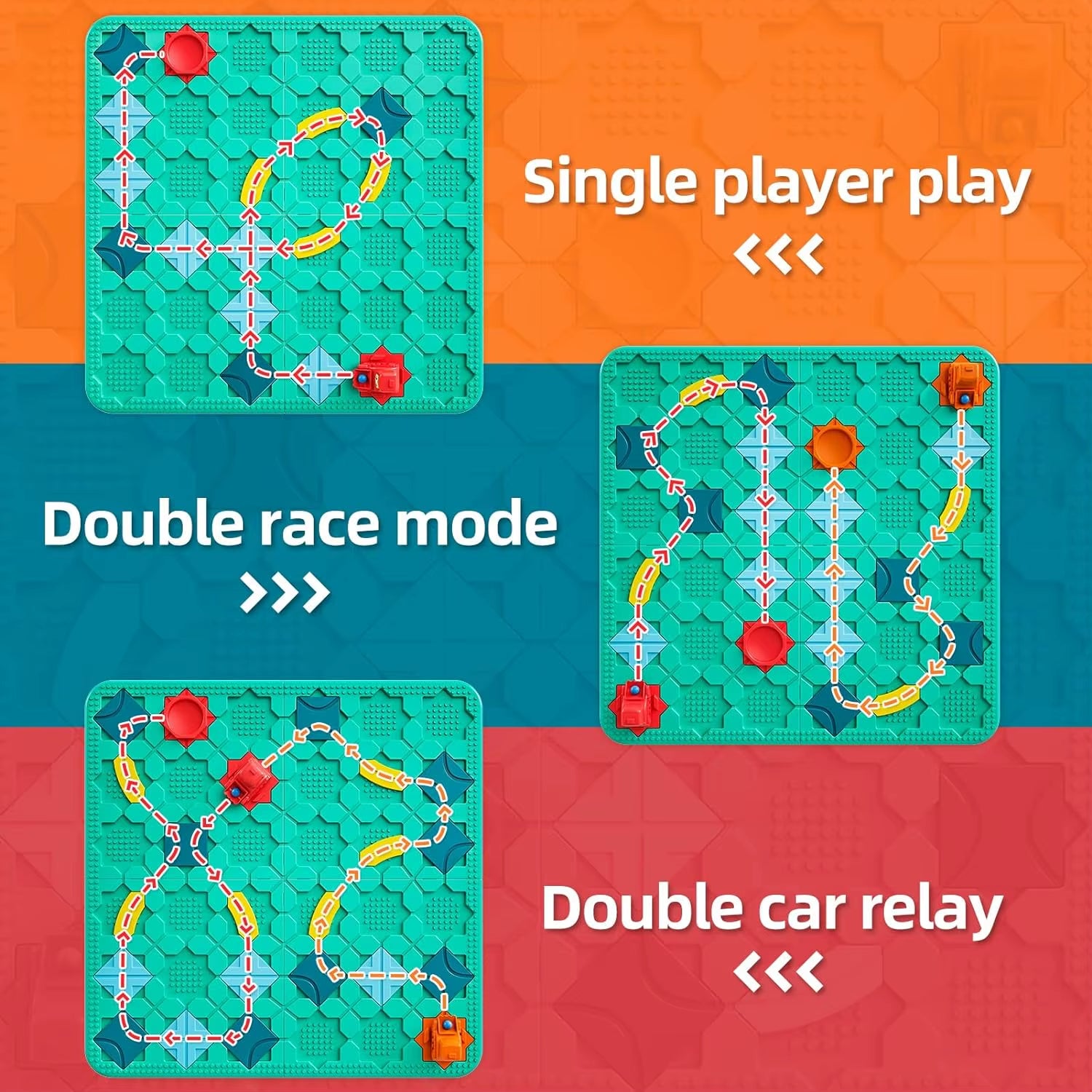 Logical Road Builder Games, STEM Family Board Game, Large Educational Smart Brain Teasers Puzzles Toys,Early Montessori