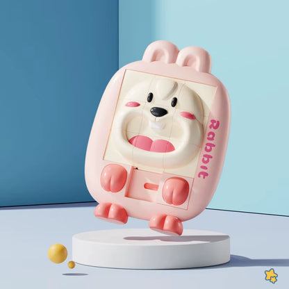 Cartoon Animal Slide Puzzle Games Kids Brain Teaser Puzzles Travel Toys Educational Smart Logic Board Game for Children Ages 2-6